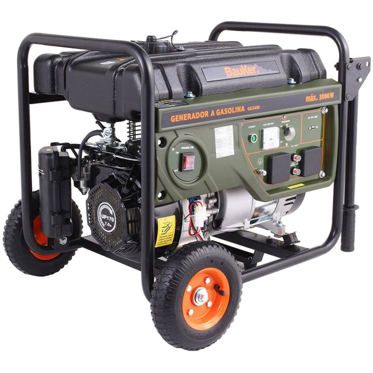 Generador Eléctrico 3400w (M GG3400) Bauker