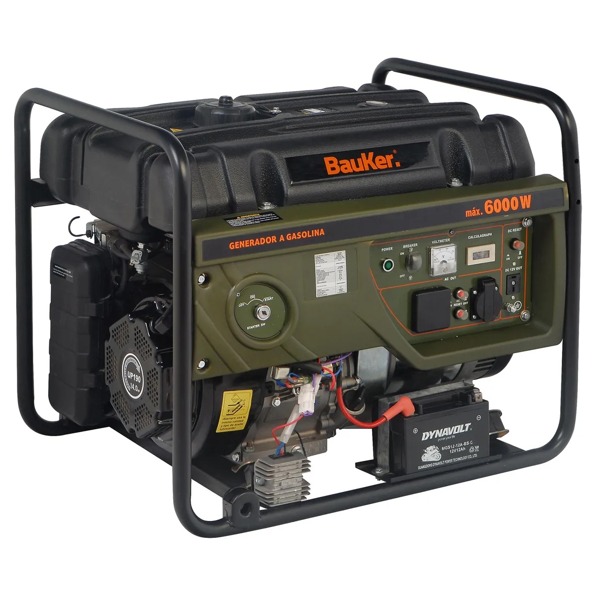 Generador Eléctrico 6000w (M: GG6300E) Bauker