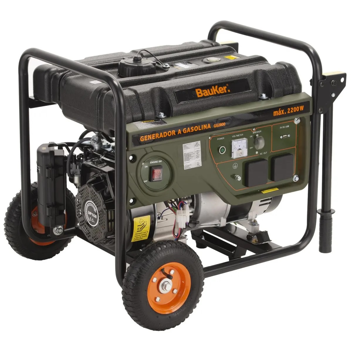 Generador Eléctrico 2200 w (M GG2800) Bauker
